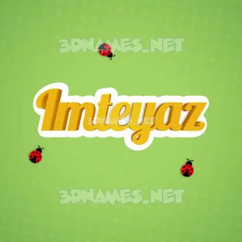 imteyaz in Ladybugs style - 3D name wallpaper imteyaz in Ladybugs style - 3D name wallpaper