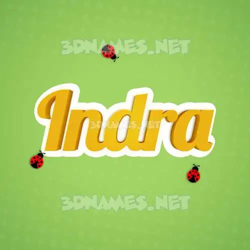 indra in Ladybugs style - 3D name wallpaper indra in Ladybugs style - 3D name wallpaper