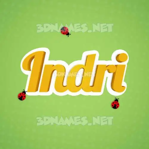 indri in Ladybugs style - 3D name wallpaper indri in Ladybugs style - 3D name wallpaper