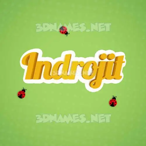 indrojit in Ladybugs style - 3D name wallpaper indrojit in Ladybugs style - 3D name wallpaper