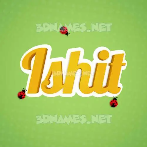 ishit in Ladybugs style - 3D name wallpaper ishit in Ladybugs style - 3D name wallpaper