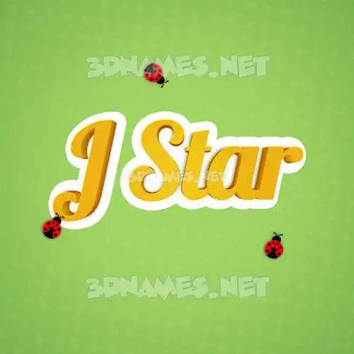j star in Ladybugs style - 3D name wallpaper j star in Ladybugs style - 3D name wallpaper