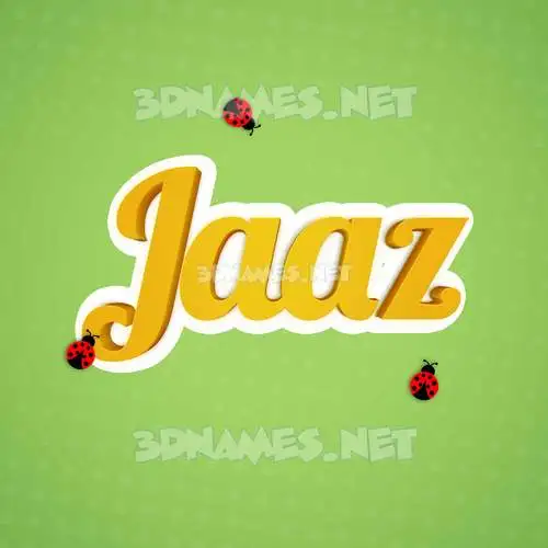 jaaz in Ladybugs style - 3D name wallpaper jaaz in Ladybugs style - 3D name wallpaper