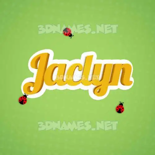 jaclyn in Ladybugs style - 3D name wallpaper jaclyn in Ladybugs style - 3D name wallpaper