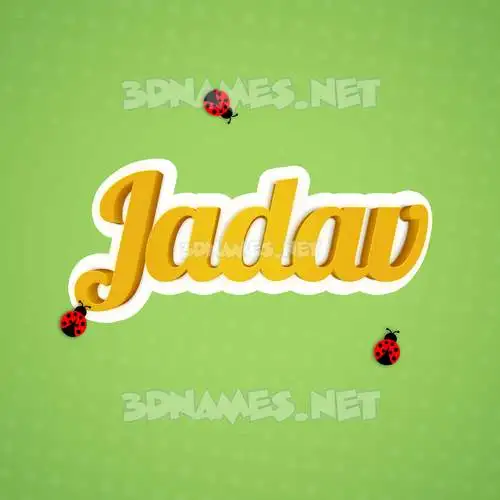 jadav in Ladybugs style - 3D name wallpaper jadav in Ladybugs style - 3D name wallpaper