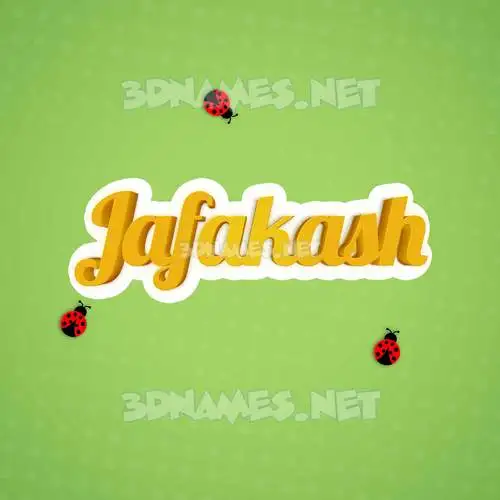 jafakash in Ladybugs style - 3D name wallpaper jafakash in Ladybugs style - 3D name wallpaper