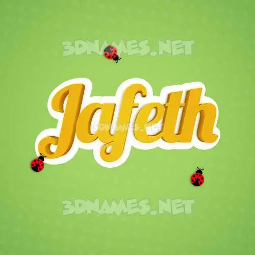 jafeth in Ladybugs style - 3D name wallpaper jafeth in Ladybugs style - 3D name wallpaper