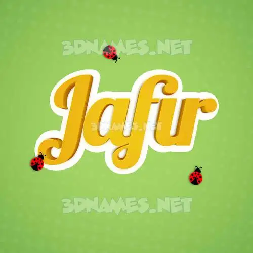jafir in Ladybugs style - 3D name wallpaper jafir in Ladybugs style - 3D name wallpaper