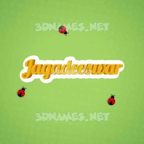 jagadeeswar in Ladybugs style - 3D name wallpaper jagadeeswar in Ladybugs style - 3D name wallpaper