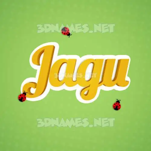 jagu in Ladybugs style - 3D name wallpaper jagu in Ladybugs style - 3D name wallpaper