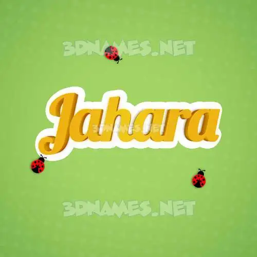 jahara in Ladybugs style - 3D name wallpaper jahara in Ladybugs style - 3D name wallpaper