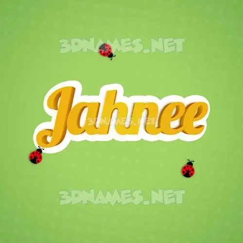 jahnee in Ladybugs style - 3D name wallpaper jahnee in Ladybugs style - 3D name wallpaper