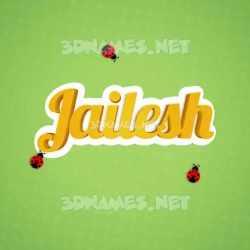 jailesh in Ladybugs style - 3D name wallpaper jailesh in Ladybugs style - 3D name wallpaper