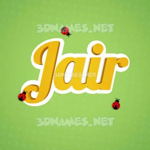 jair in Ladybugs style - 3D name wallpaper jair in Ladybugs style - 3D name wallpaper