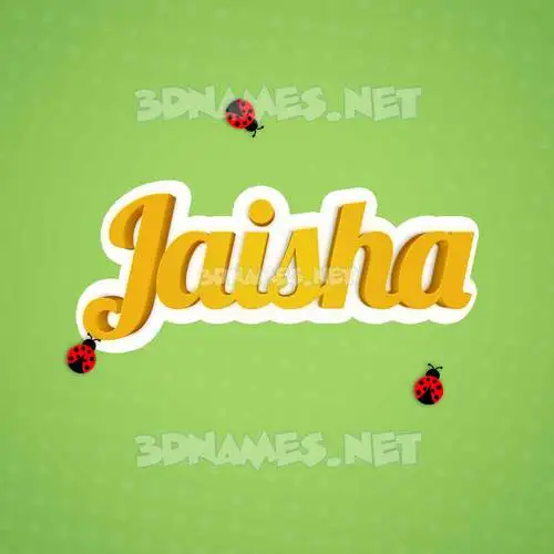 jaisha in Ladybugs style - 3D name wallpaper jaisha in Ladybugs style - 3D name wallpaper