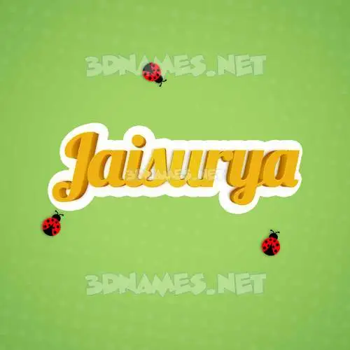 jaisurya in Ladybugs style - 3D name wallpaper jaisurya in Ladybugs style - 3D name wallpaper