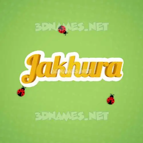 jakhura in Ladybugs style - 3D name wallpaper jakhura in Ladybugs style - 3D name wallpaper
