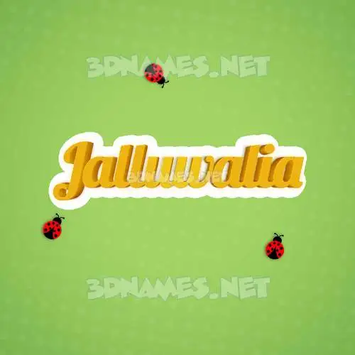 jalluwalia in Ladybugs style - 3D name wallpaper jalluwalia in Ladybugs style - 3D name wallpaper