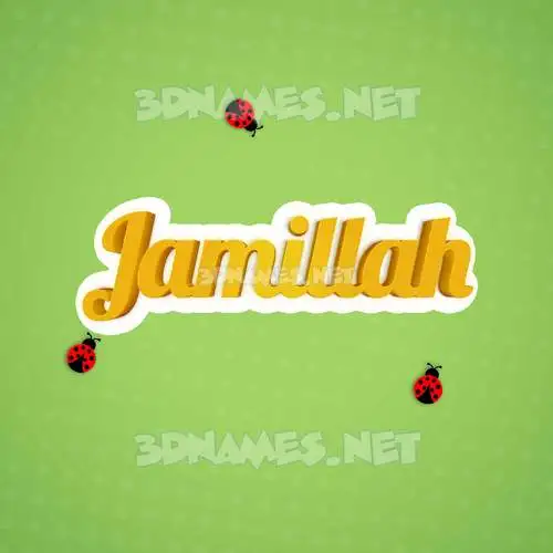 jamillah in Ladybugs style - 3D name wallpaper jamillah in Ladybugs style - 3D name wallpaper
