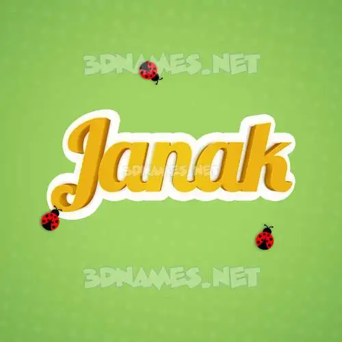 janak in Ladybugs style - 3D name wallpaper janak in Ladybugs style - 3D name wallpaper