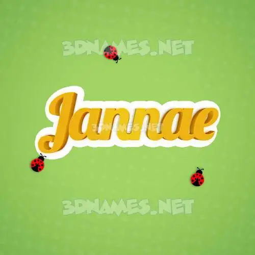jannae in Ladybugs style - 3D name wallpaper jannae in Ladybugs style - 3D name wallpaper