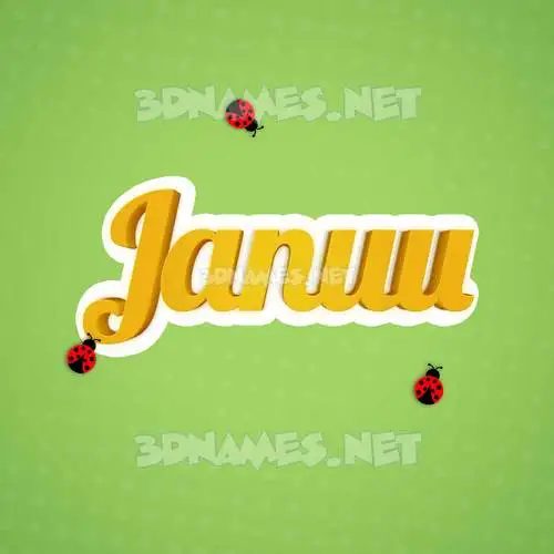 januu in Ladybugs style - 3D name wallpaper januu in Ladybugs style - 3D name wallpaper