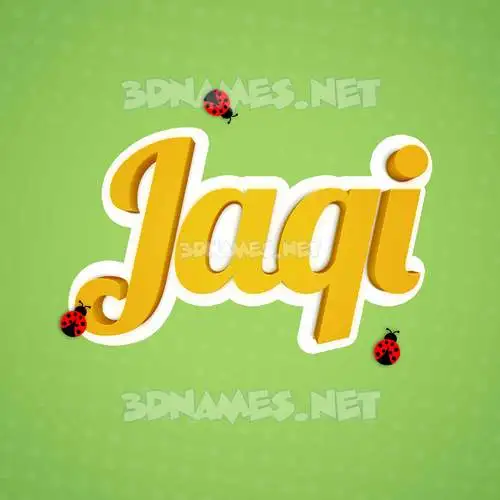 jaqi in Ladybugs style - 3D name wallpaper jaqi in Ladybugs style - 3D name wallpaper