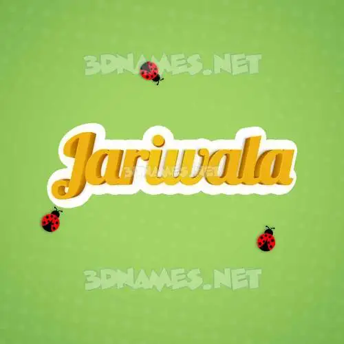 jariwala in Ladybugs style - 3D name wallpaper jariwala in Ladybugs style - 3D name wallpaper