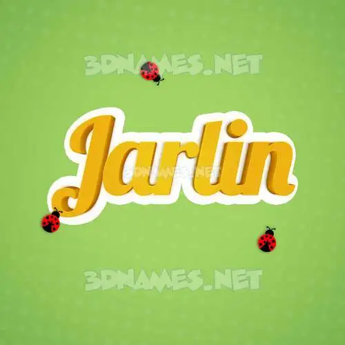 jarlin in Ladybugs style - 3D name wallpaper jarlin in Ladybugs style - 3D name wallpaper