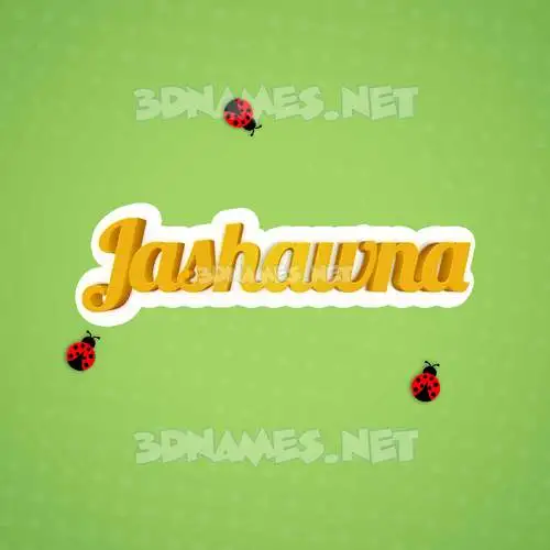jashawna in Ladybugs style - 3D name wallpaper jashawna in Ladybugs style - 3D name wallpaper