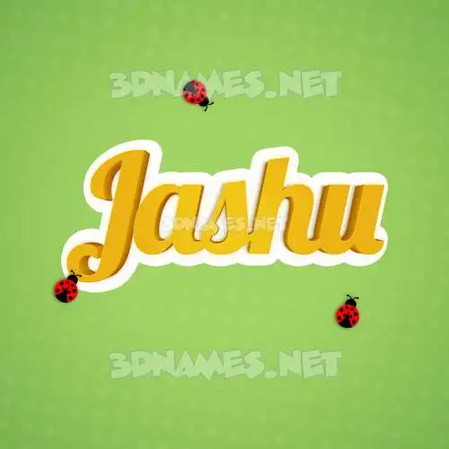jashu in Ladybugs style - 3D name wallpaper jashu in Ladybugs style - 3D name wallpaper