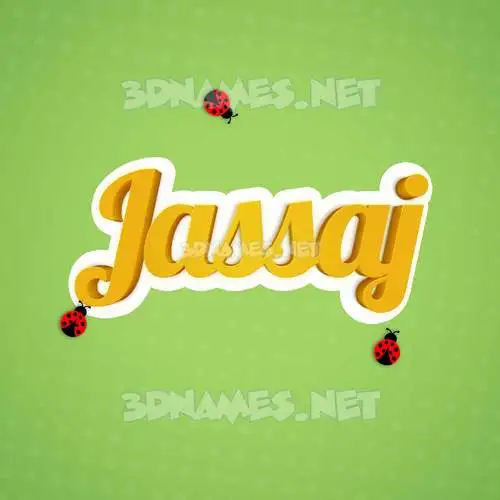 jassaj in Ladybugs style - 3D name wallpaper jassaj in Ladybugs style - 3D name wallpaper