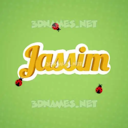jassim in Ladybugs style - 3D name wallpaper jassim in Ladybugs style - 3D name wallpaper