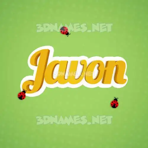 javon in Ladybugs style - 3D name wallpaper javon in Ladybugs style - 3D name wallpaper