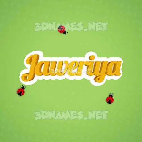 jaweriya in Ladybugs style - 3D name wallpaper jaweriya in Ladybugs style - 3D name wallpaper