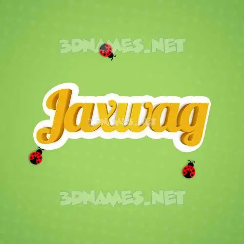 jaxwag in Ladybugs style - 3D name wallpaper jaxwag in Ladybugs style - 3D name wallpaper