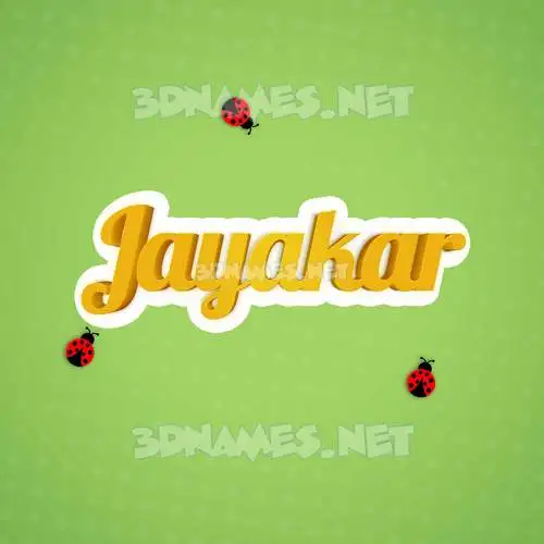jayakar in Ladybugs style - 3D name wallpaper jayakar in Ladybugs style - 3D name wallpaper