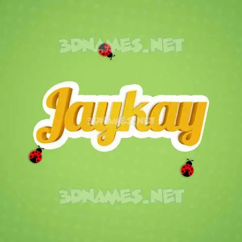 jaykay in Ladybugs style - 3D name wallpaper jaykay in Ladybugs style - 3D name wallpaper