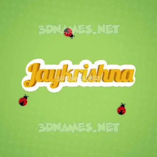 jaykrishna in Ladybugs style - 3D name wallpaper jaykrishna in Ladybugs style - 3D name wallpaper