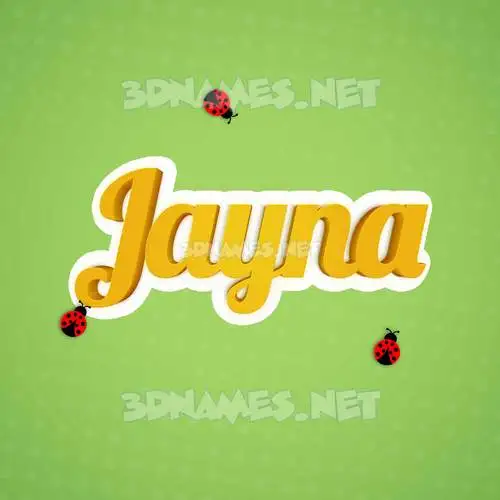 jayna in Ladybugs style - 3D name wallpaper jayna in Ladybugs style - 3D name wallpaper