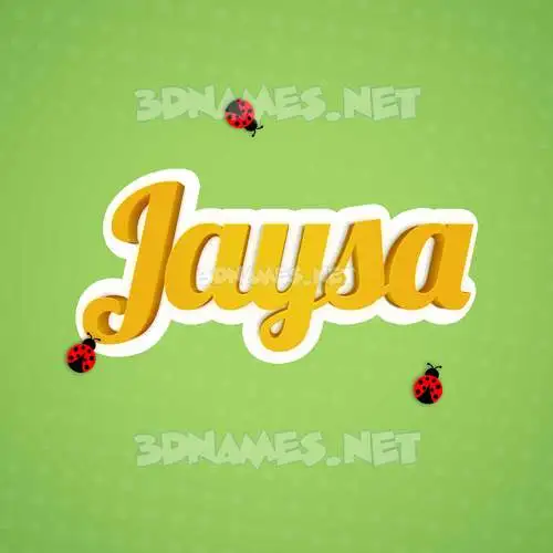jaysa in Ladybugs style - 3D name wallpaper jaysa in Ladybugs style - 3D name wallpaper