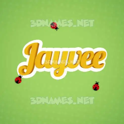 jayvee in Ladybugs style - 3D name wallpaper jayvee in Ladybugs style - 3D name wallpaper