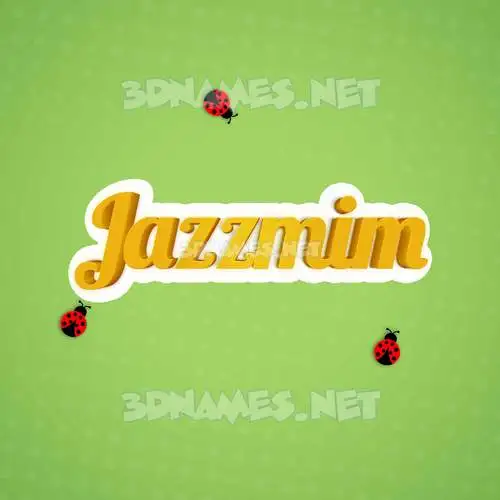 jazzmim in Ladybugs style - 3D name wallpaper jazzmim in Ladybugs style - 3D name wallpaper