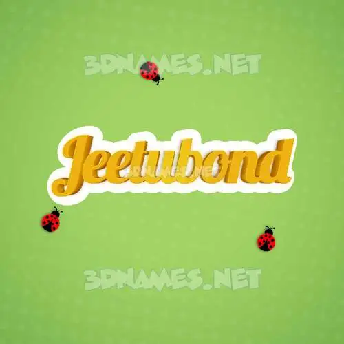 jeetubond in Ladybugs style - 3D name wallpaper jeetubond in Ladybugs style - 3D name wallpaper