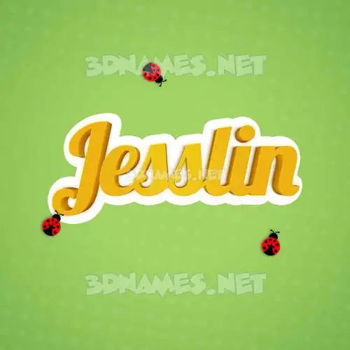 jesslin in Ladybugs style - 3D name wallpaper jesslin in Ladybugs style - 3D name wallpaper