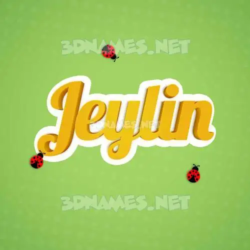 jeylin in Ladybugs style - 3D name wallpaper jeylin in Ladybugs style - 3D name wallpaper
