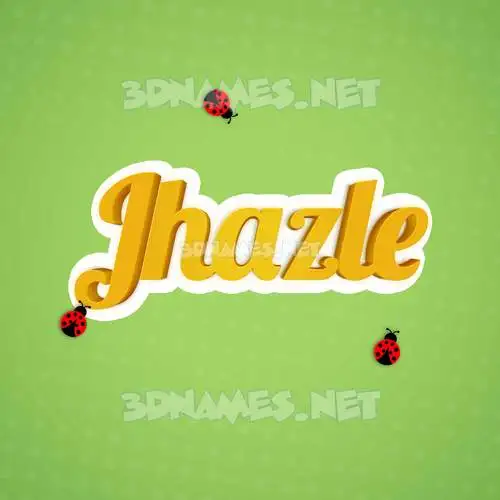 jhazle in Ladybugs style - 3D name wallpaper jhazle in Ladybugs style - 3D name wallpaper