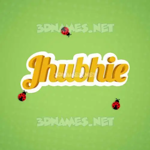 jhubhie in Ladybugs style - 3D name wallpaper jhubhie in Ladybugs style - 3D name wallpaper