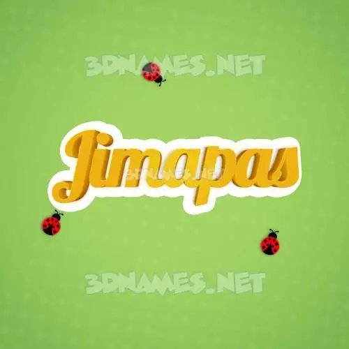 jimapas in Ladybugs style - 3D name wallpaper jimapas in Ladybugs style - 3D name wallpaper