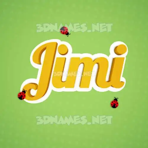 jimi in Ladybugs style - 3D name wallpaper jimi in Ladybugs style - 3D name wallpaper